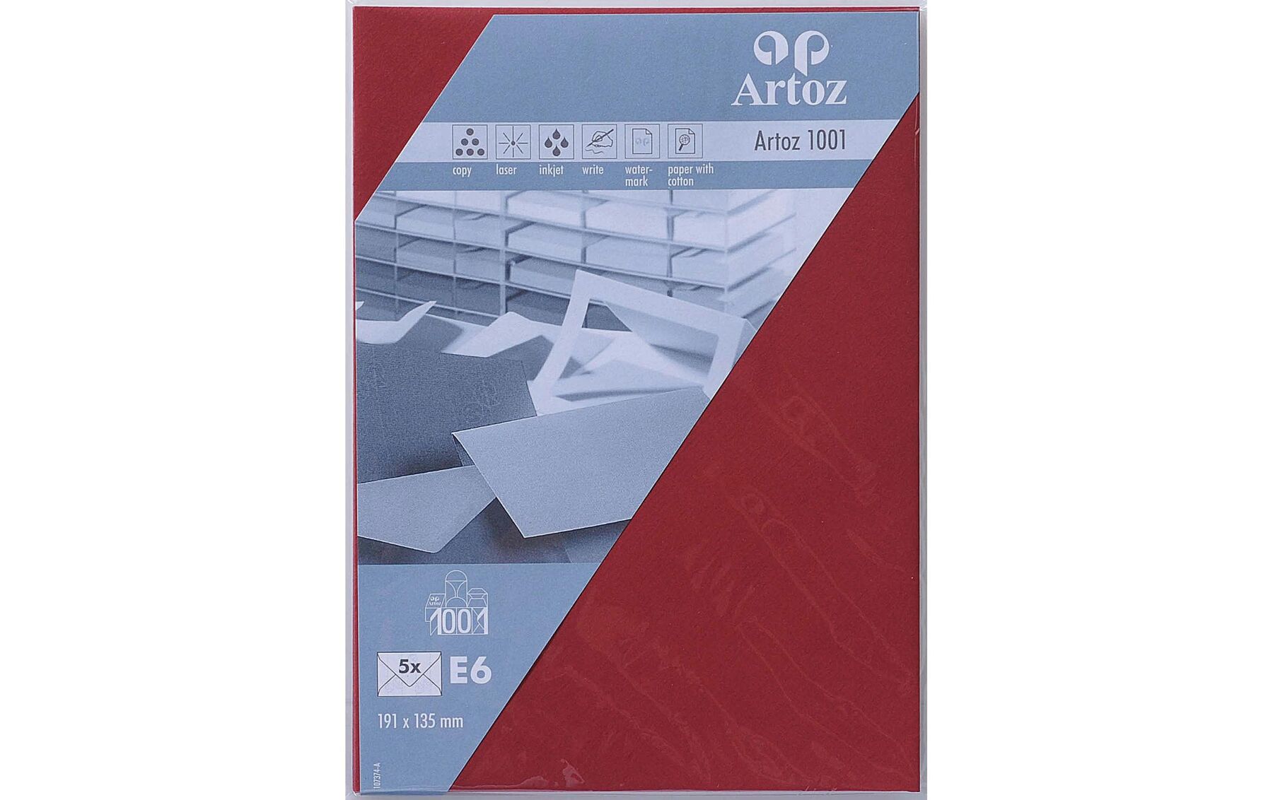 Couverts 1001 E6 100g, weinrot 5 Stück ARTOZ 107374185