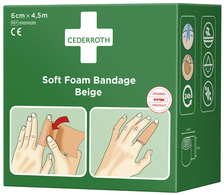 CEDERROTH Pflaster "Soft Foam Bandage", schwarz 