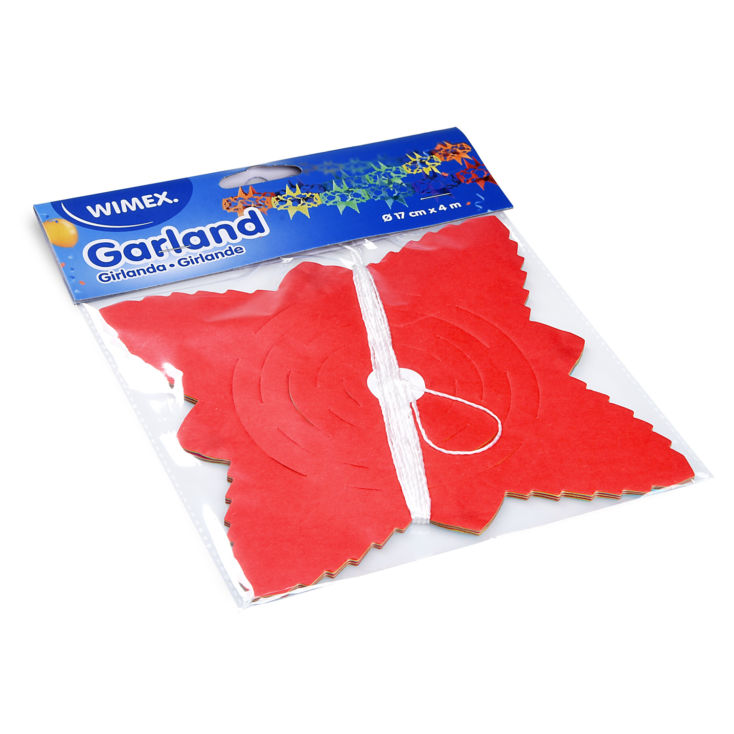 Papier-Girlande 17cm x 4m - 1 Stück