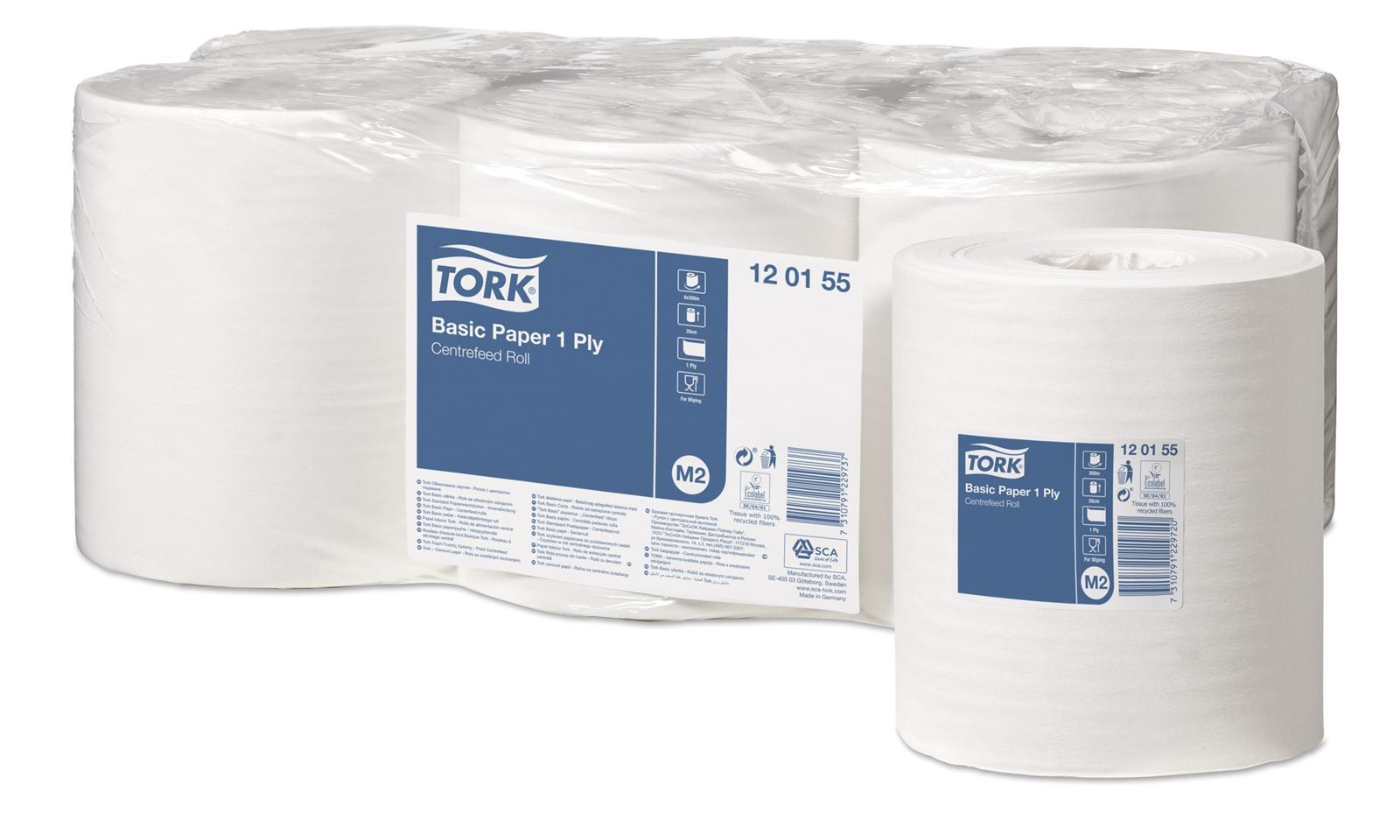 TORK-120155 Standard Papierwischtücher 1-lagig - M2