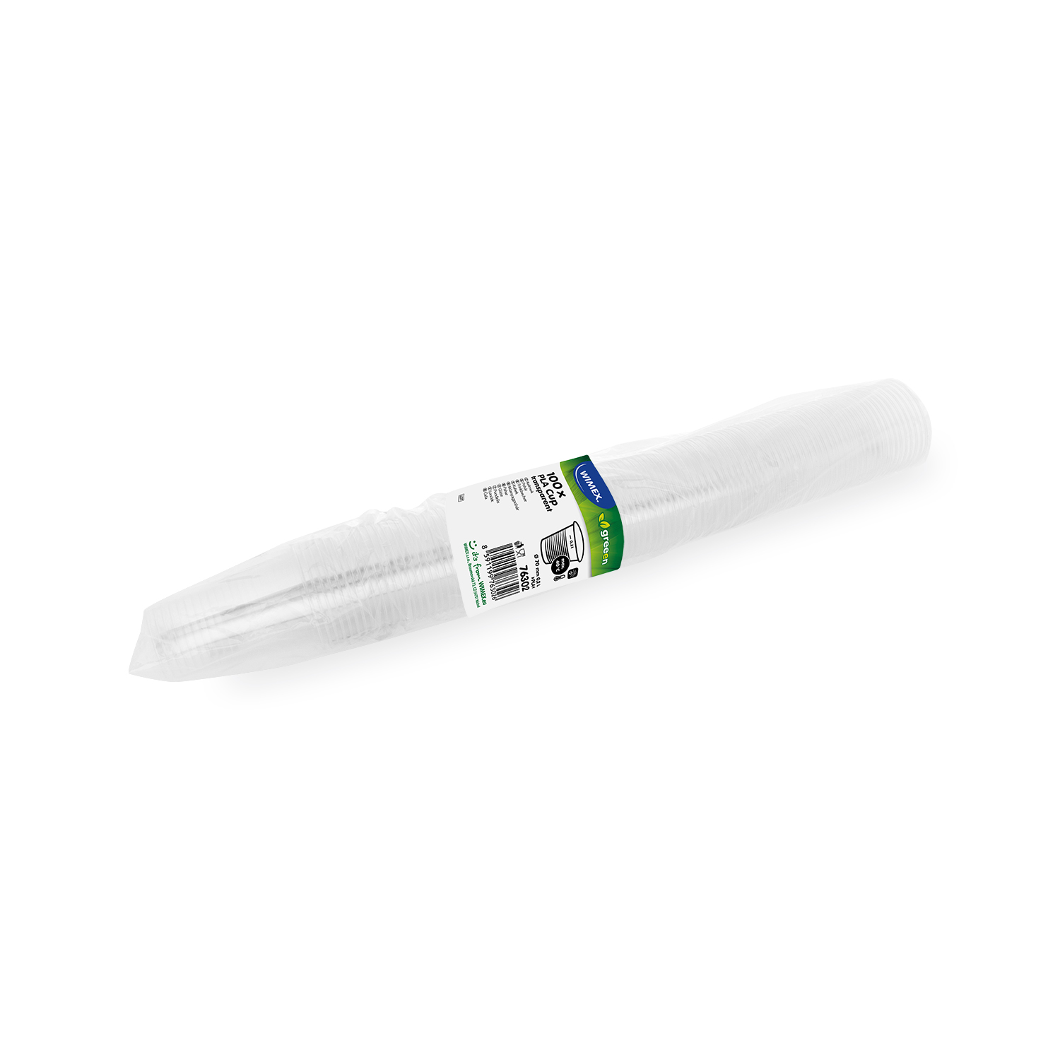 Trinkbecher (PLA) klar 70mm 0,2L - 100 Stück