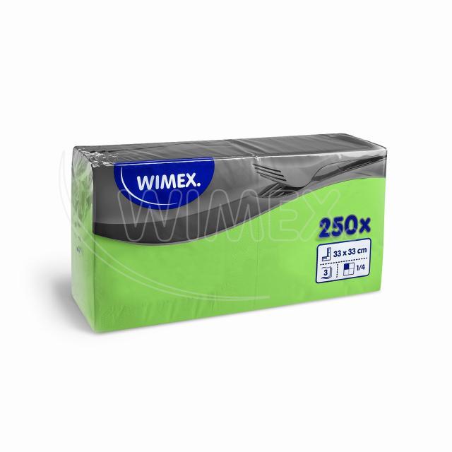 Serviette (PAP FSC Mix) 3-lagig gelbgrün 33 x 33 cm - 250 Stück