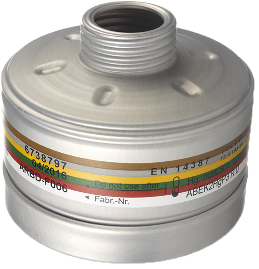 Gas-/Kombinationsfilter A2B2E2K2/Hg/P3 zu DRÄGER X-PLORE 4740 und 6300