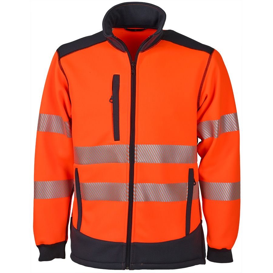Warnschutzjacke HUSKY II, leuchtorange/grau