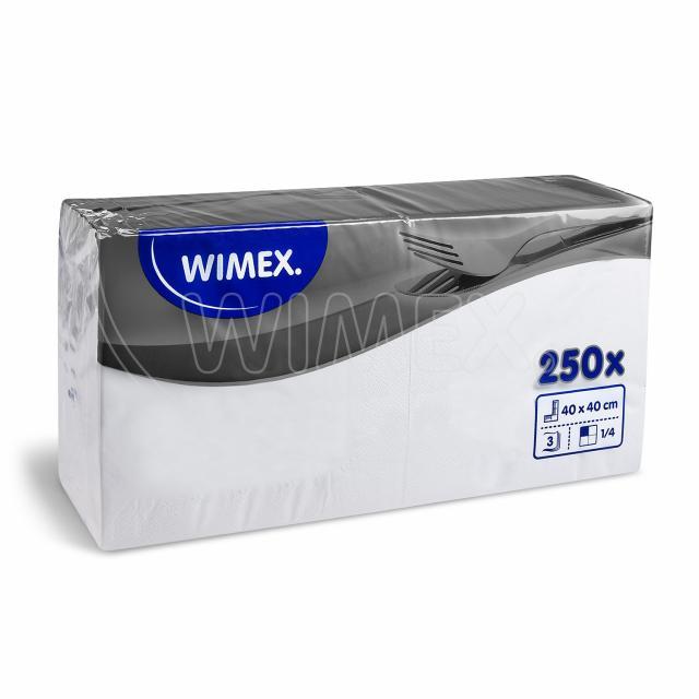 Serviette PAP FSC Mix 3-lagig weiss 40 x 40 cm, Packung mit 250 Stück für Buffet und Service