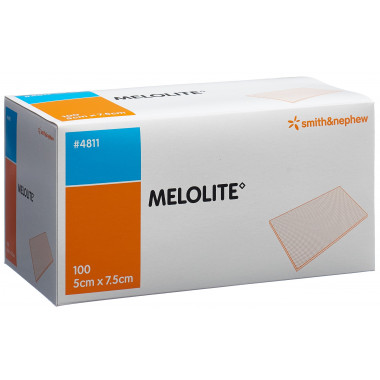 MELOLITE Wundkomp 5cmx7.5cm 100 Btl