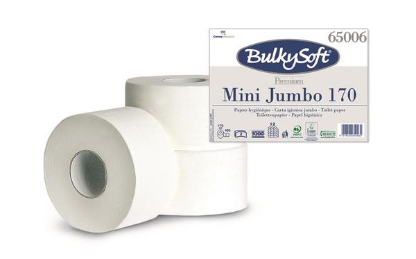 BulkySoft® WC Papier Mini-Jumbo Premium 2-lagig perforiert