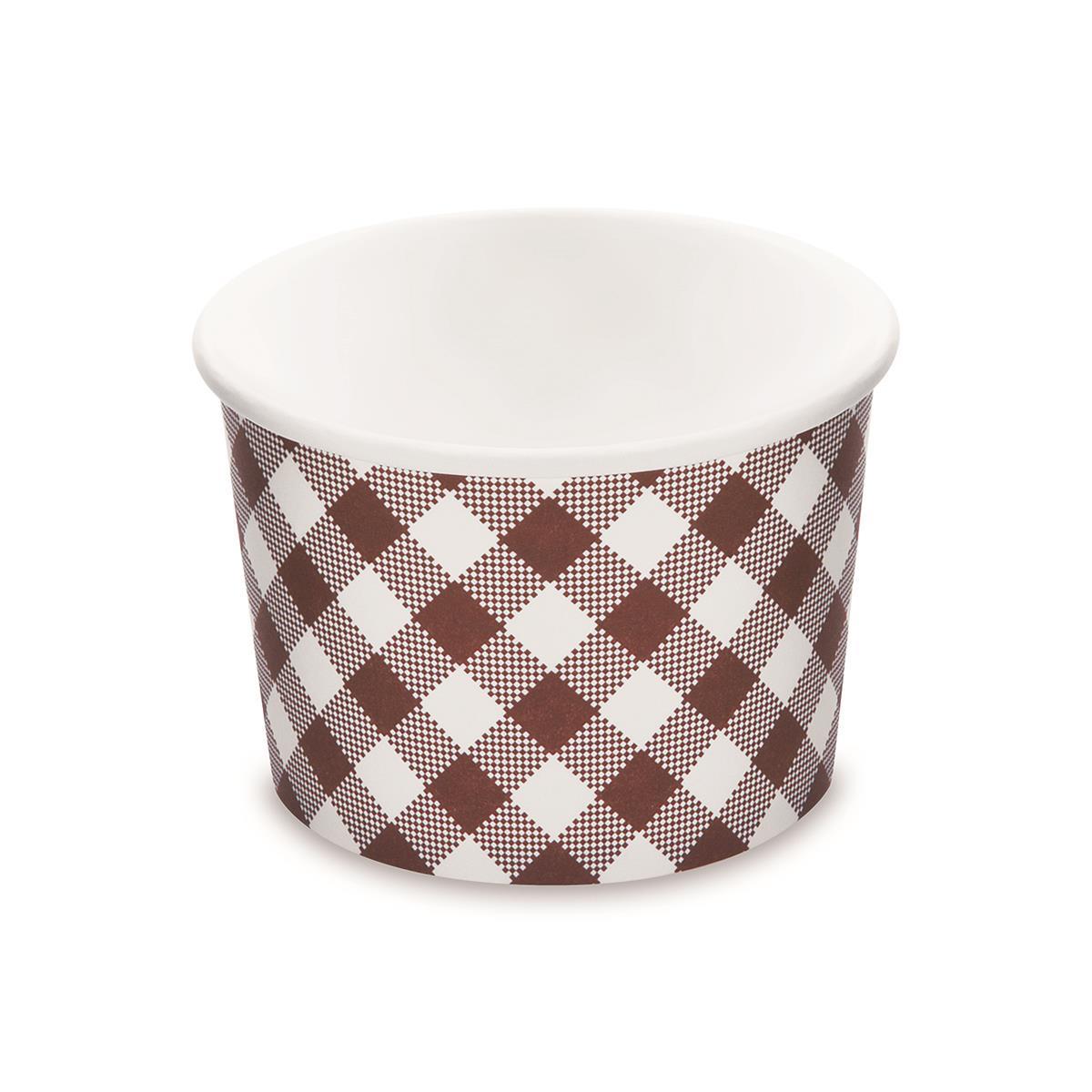 Papierbecher (PAP,PE) Karo 115mm 500ml M - 50 Stück
