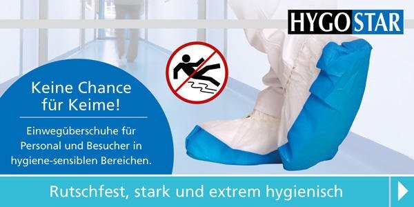 2000x HYGOSTAR ® CPE Überschuhe 2850 STANDARD blau