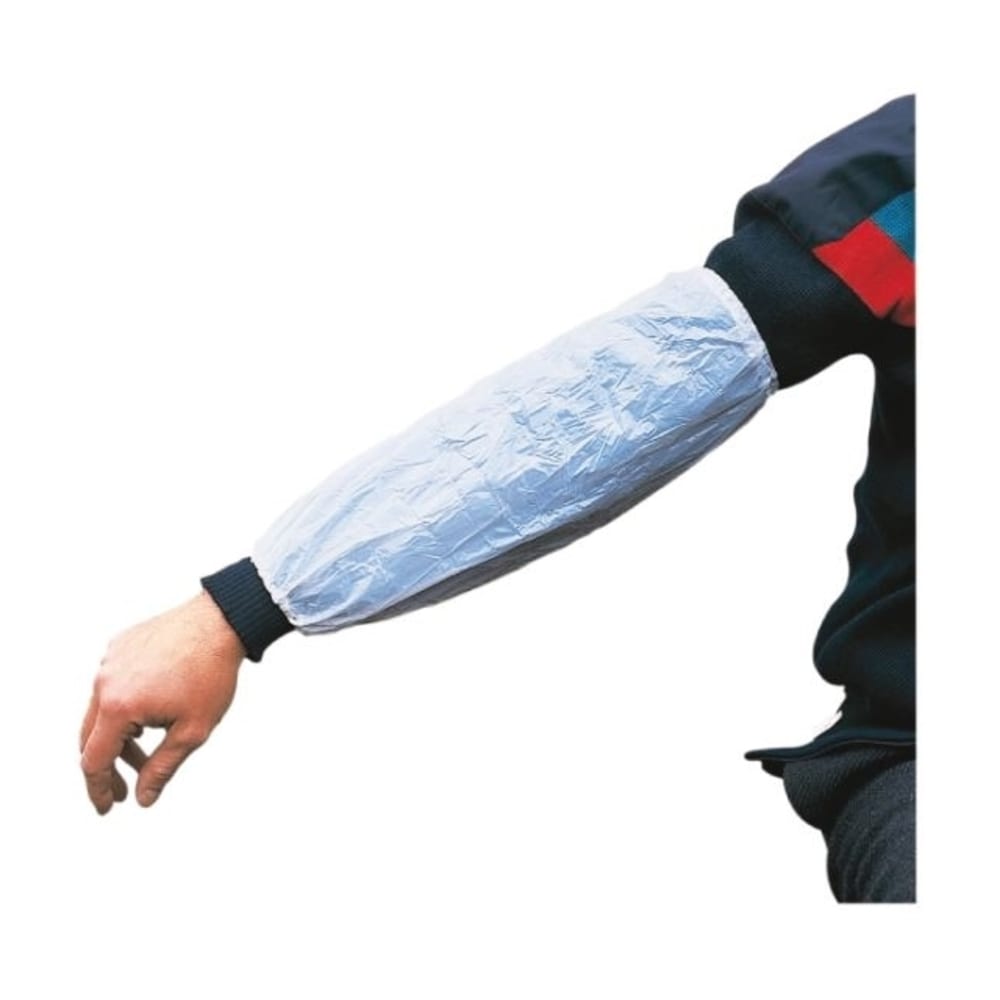 Einwegärmel, weiss, Pack 100 Stk