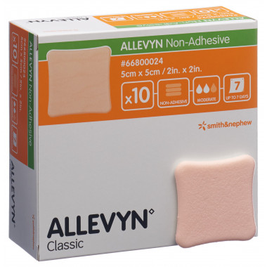 Allevyn Non-Adhesive Wundverband 5x5cm 10 Stück