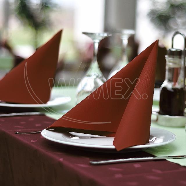 Airlaid Serviette PREMIUM bordeaux 40 x 40 cm - 50 Stück