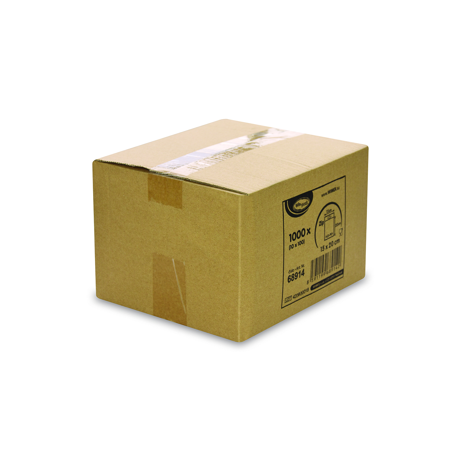 Schnellverschlussbeutel (LDPE) 15 x 20 cm - 1000 Stück