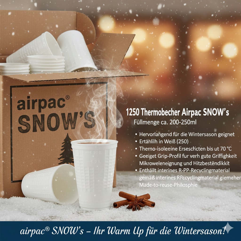 1250 Thermobecher Airpac Snows 200-250ml