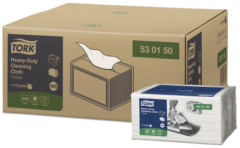 TORK-530150 Extra Starke Reinigungstücher - W8