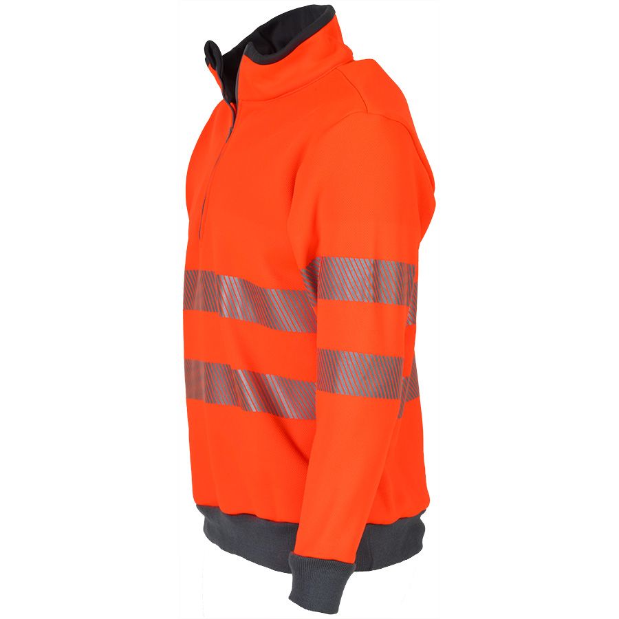 Warnschutz-Sweatshirt HUSKY NOVA REFLEX, leuchtorange - Grösse S