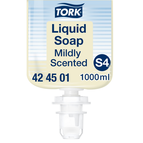 Tork 424501 Mild Duftende Hand Flüssigseife S4, 6 x 1’000 ml