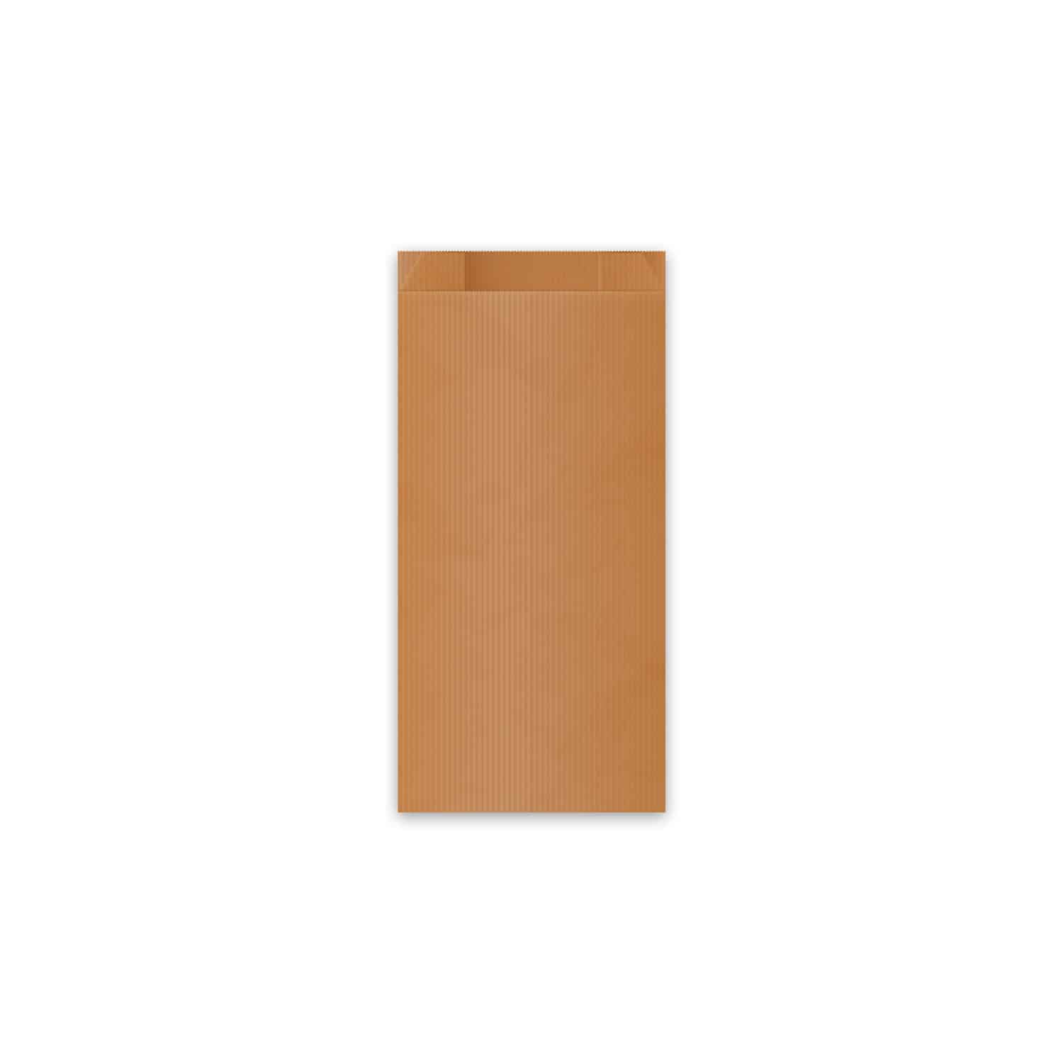 Papierfaltenbeutel (FSC Mix) braun 10+5 x 22 cm 0,5kg - 100 Stück