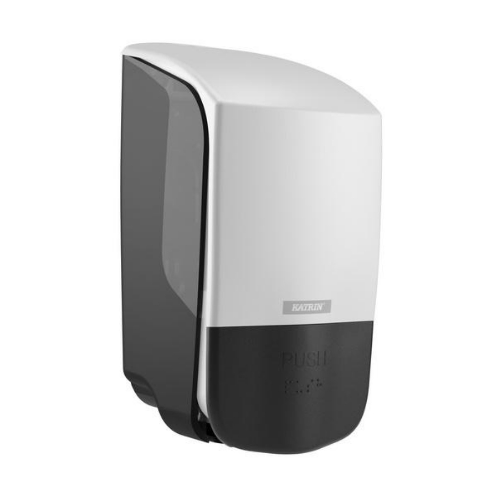 Katrin Inclusive Seifenspender Kunststoff, H: 204 B: 100 T: 125 mm, 500 ml, weiss