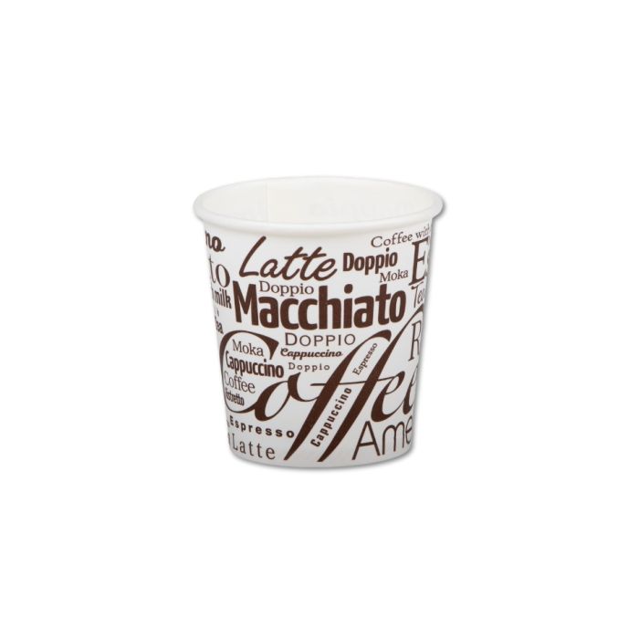 1000 Stück - 100ml Einweg-Espressobecher Coffee to go - 1 Karton