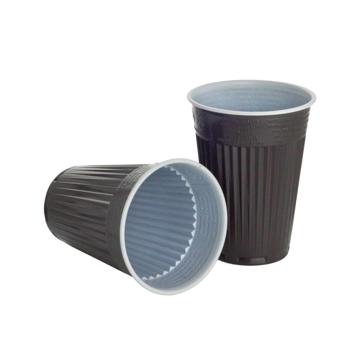 3000x Kaffeebecher (PP) braun/weiß Ø70mm 180ml  - 30x100 Stück