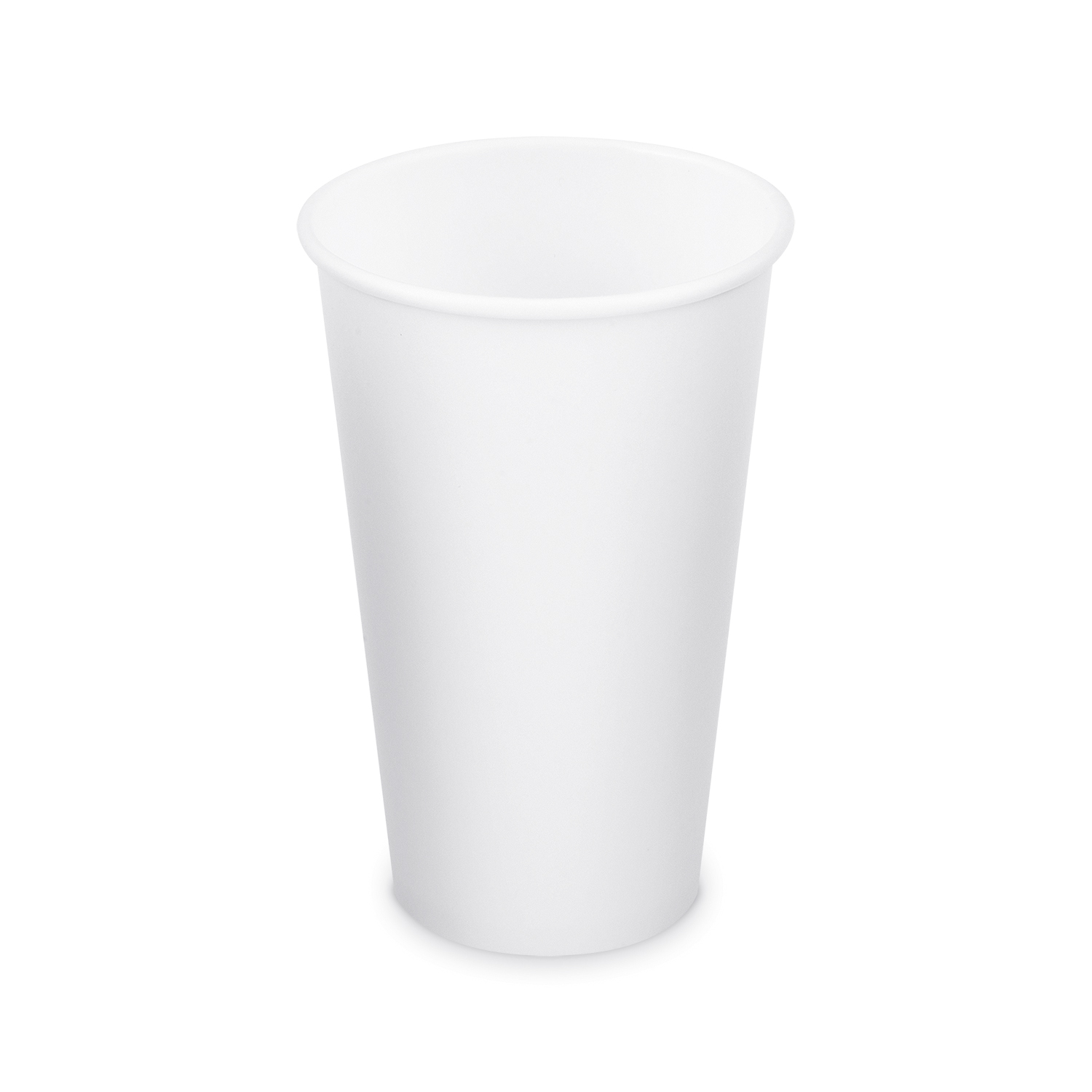Pappbecher weiß 90mm 510ml XL: 0,4L,16oz - 50 Stück