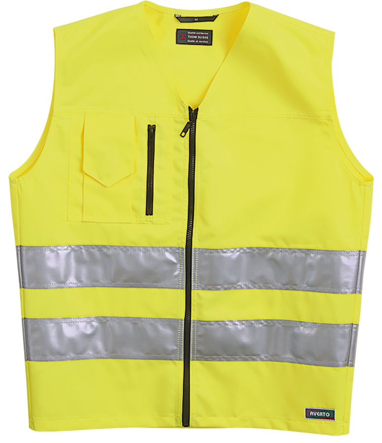 Warnweste AVERTO, leuchtgelb