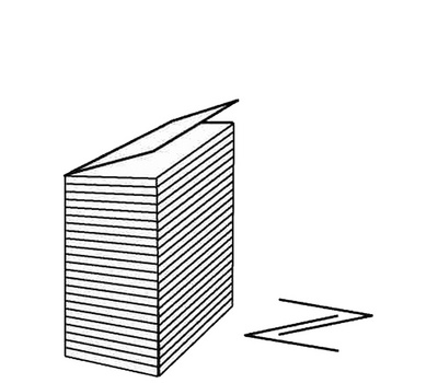 Faltpapier Satino Smart V-Falz 2-lagig 24x23cm weiss