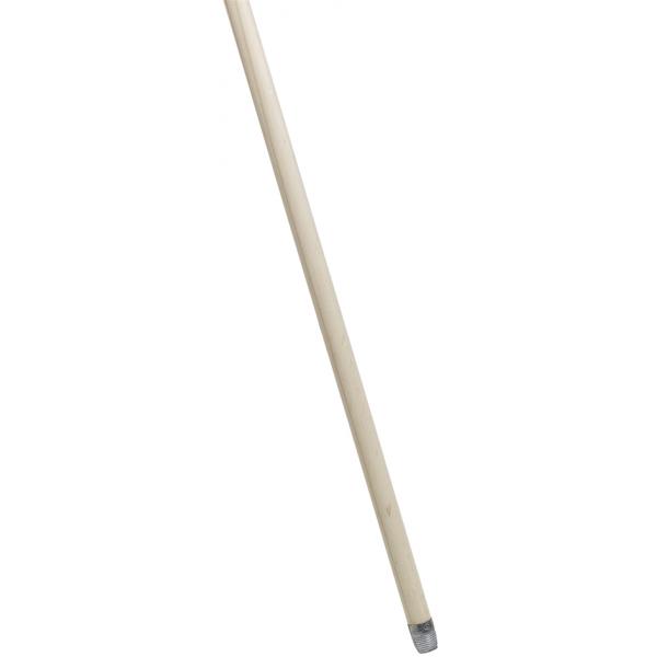 Nölle Holz-Besenstiel mit Metallgewinde , Durchmesser: 24 mm - 450302