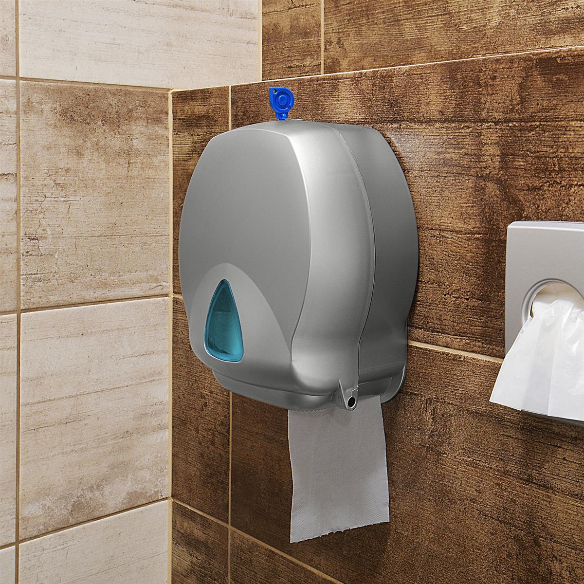 Toilettenpapier 1-lagig geprägt natur JUMBO 19cm 130m - 12 Stück