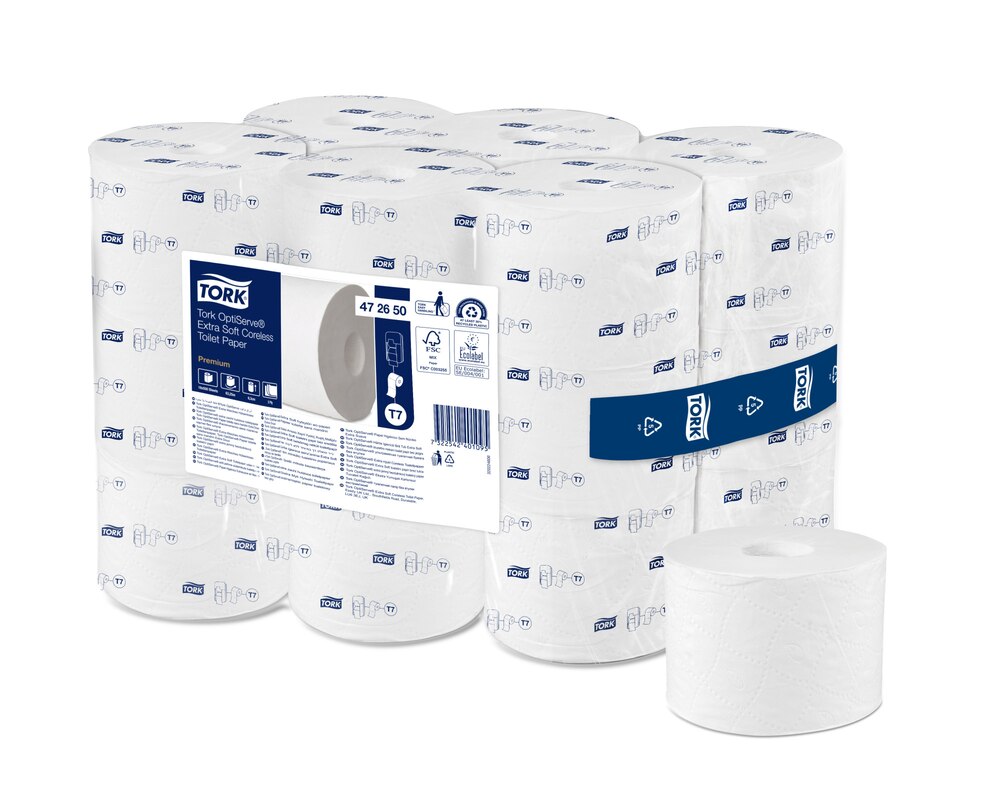 TORK 472650 OptiServe Extra-Weiches Hülsenloses Toilettenpapier