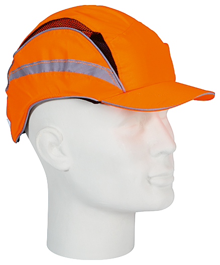 Anstoss-Schirmmütze 3M FIRST BASE 3, leuchtorange