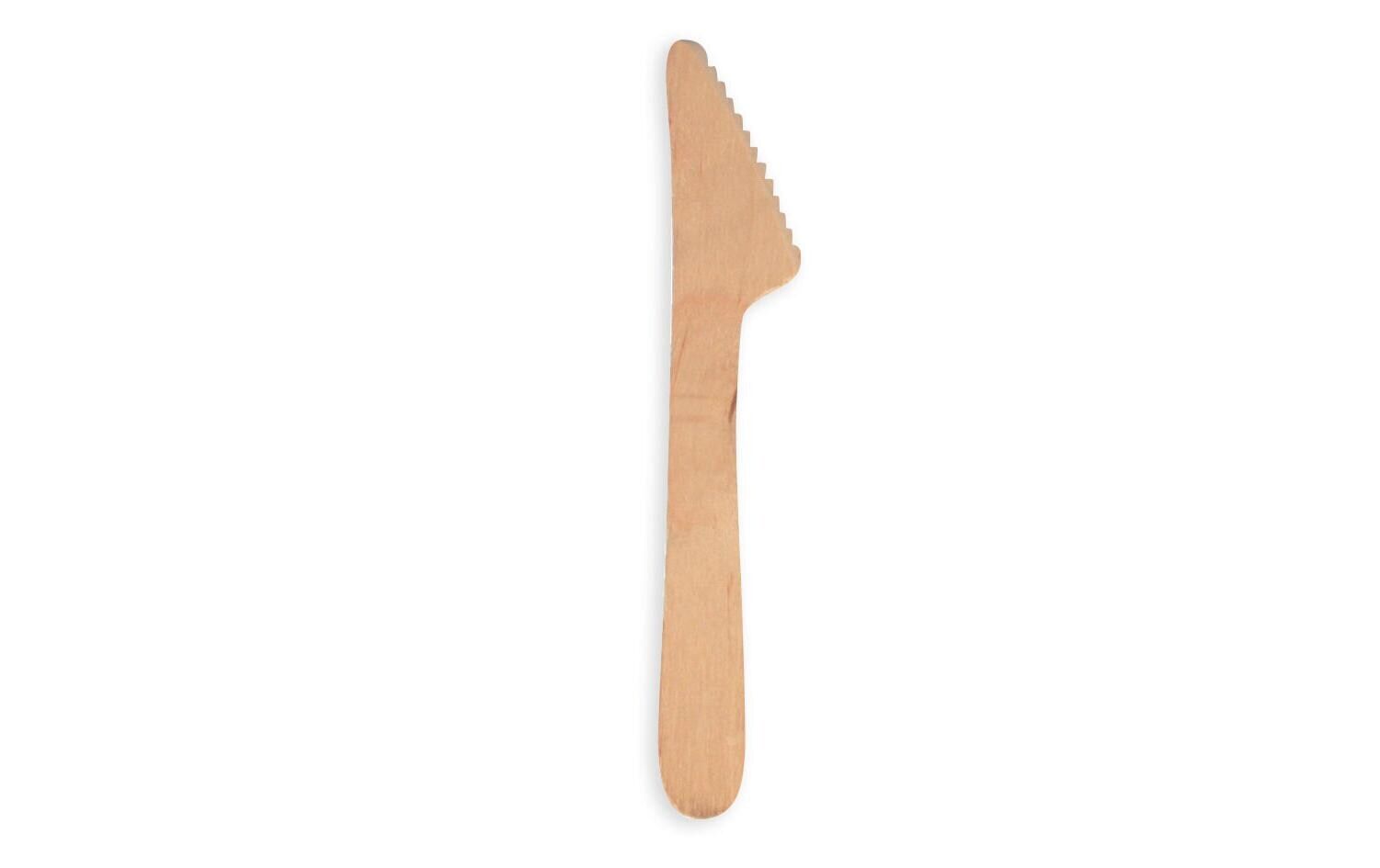 PAPSTAR Holz-Messer "pure", Länge: 165 mm, 100er