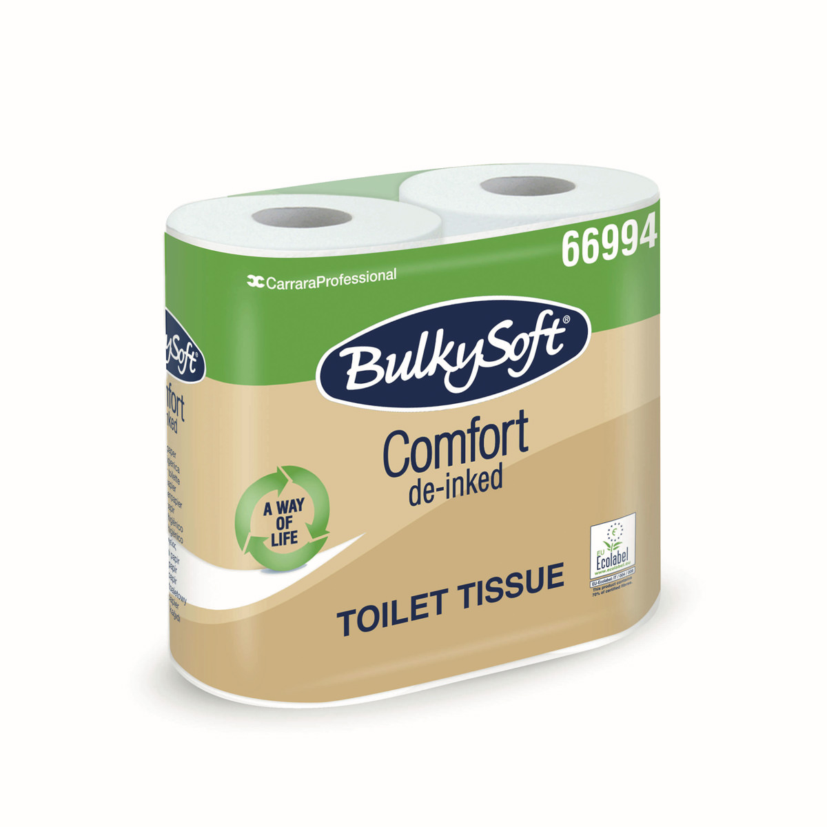 BulkySoft® WC Papier Comfort 2-lagig 500 Blatt