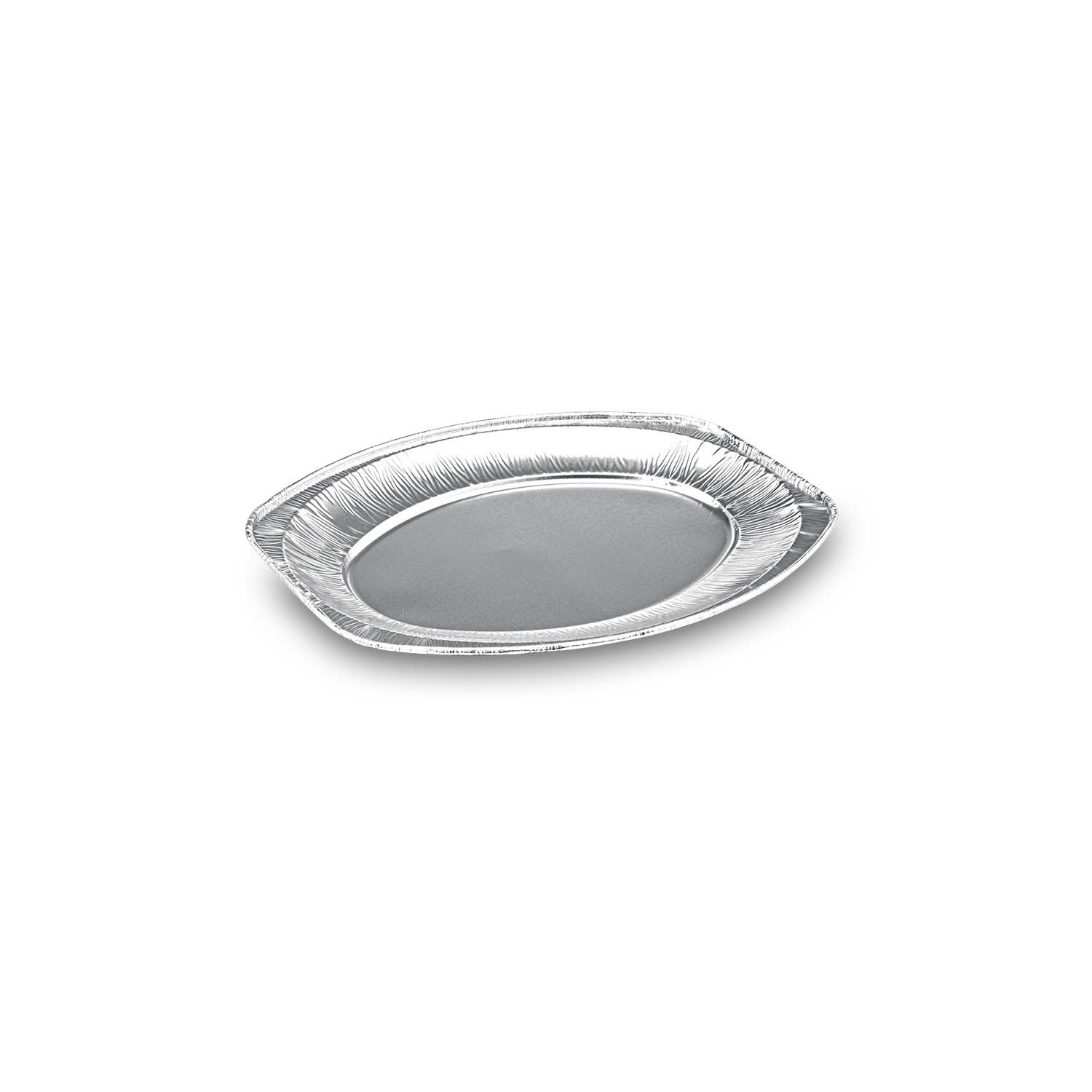 Catering-Platte aus ALU, oval, 35 x 24 cm, Packung mit 10 Stück
