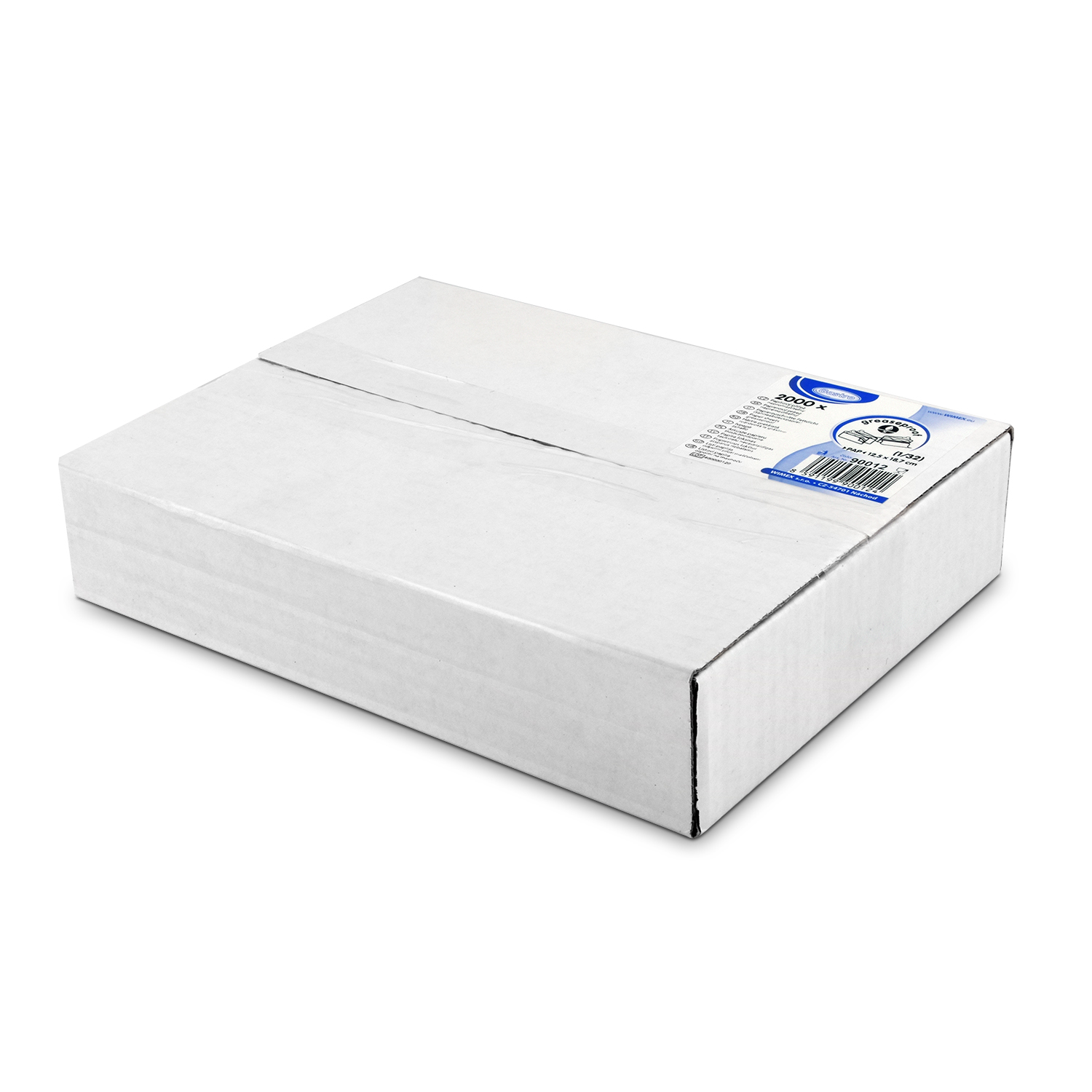 Papierzuschnitt fettdicht 12,5 x 18,7 cm 1,32 - 2000 Stück