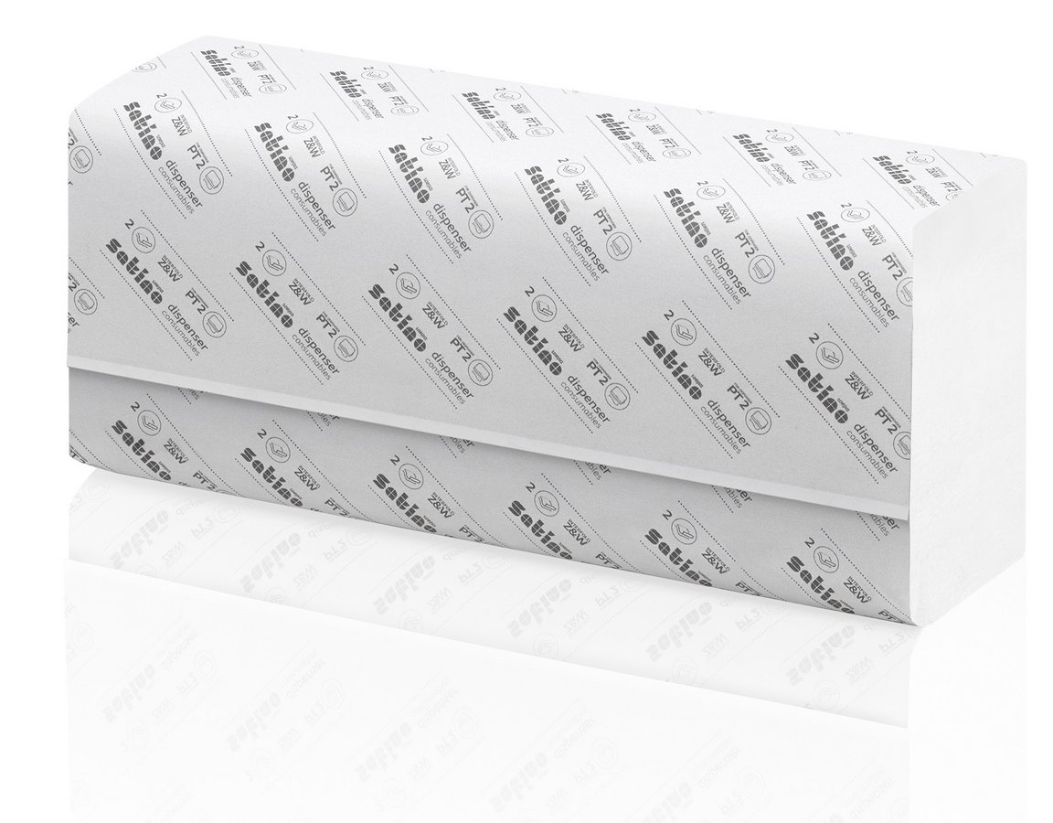 Faltpapier Satino Prestige Z-Falz 2-lagig 20,6x24cm H2