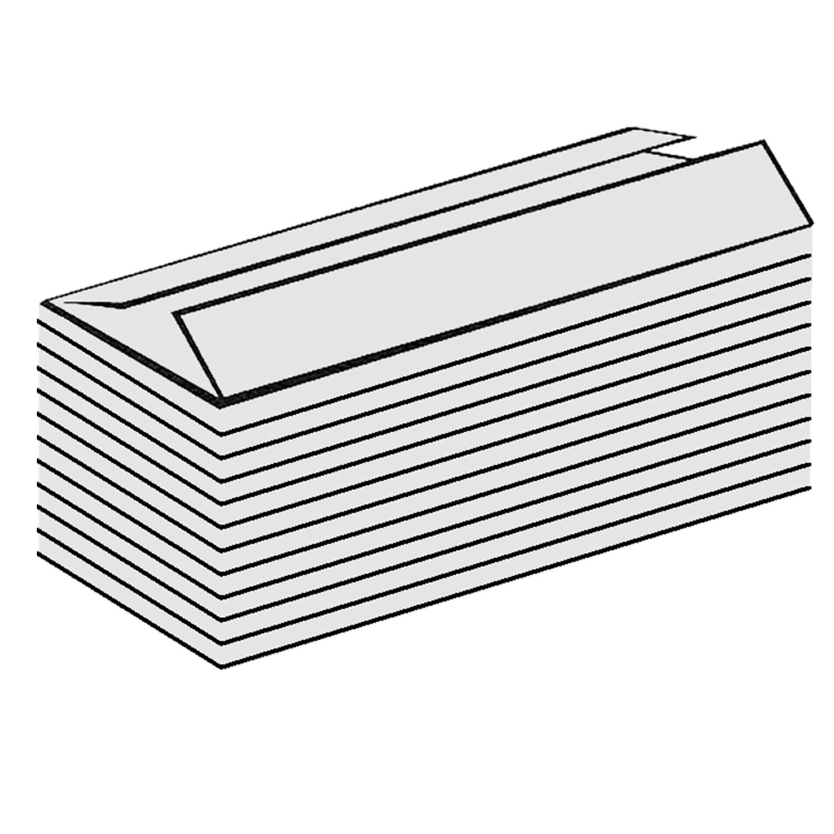 Faltpapier AlpineX® Premium C-Falz 2-lagig hochweiss
