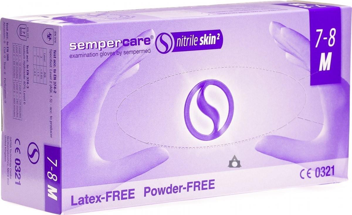 Sempercare® Nitrile Skin2 - 1 Karton à 10 Boxen M