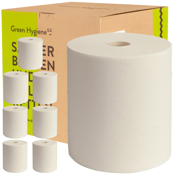 8x Handtuchrolle für Autocut-/Sensorspender, 2-lagig 150m
