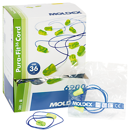 Gehörschutzstöpsel mit Plastikkordel MOLDEX PURA-FIT 6900