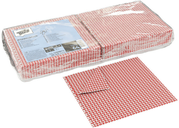 Allzwecktuch SMA 64 rot  - 200 Tücher