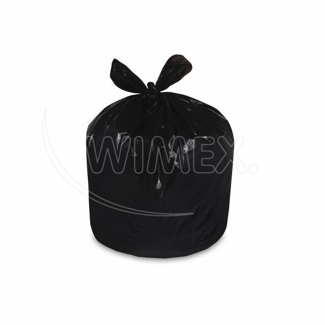 Mülleimerbeutel LDPE schwarz 50 x 60 cm 30 l für Betrieb und Reinigung, Packung mit 25 Stück