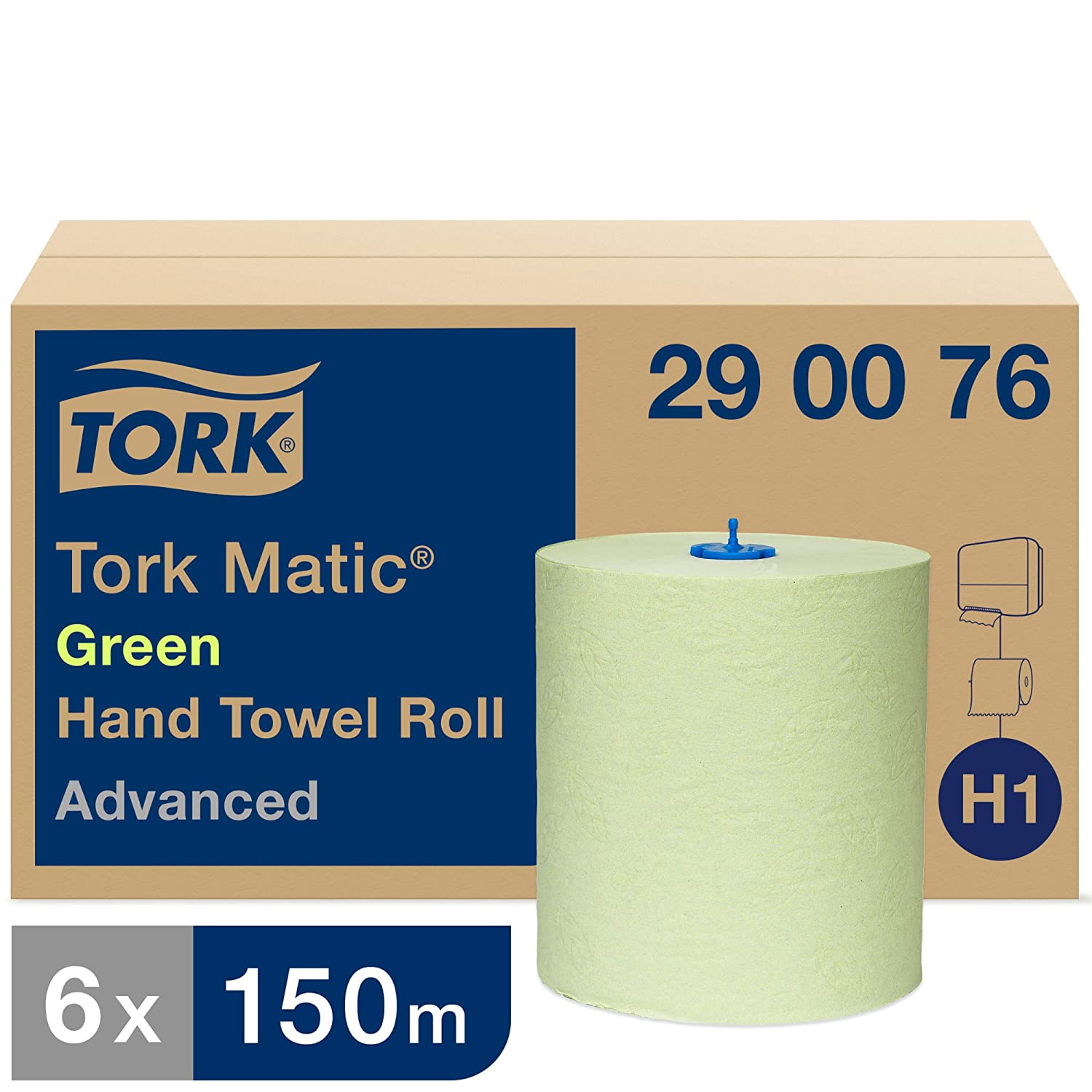 TORK 290076 Matic® grünes Rollenhandtuch Advanced Grün - H1