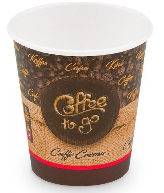 1000 Stück - 200ml Einweg-Kaffeebecher Coffee to go S - 1 Karton