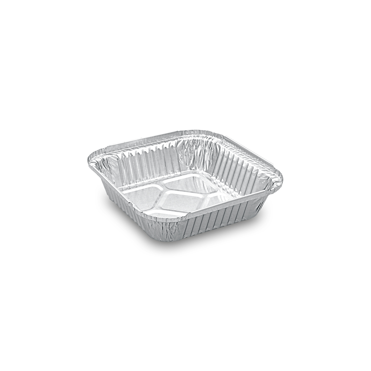 Schale (ALU) eckig 158 x 158 x 34 mm 560ml - 100 Stück