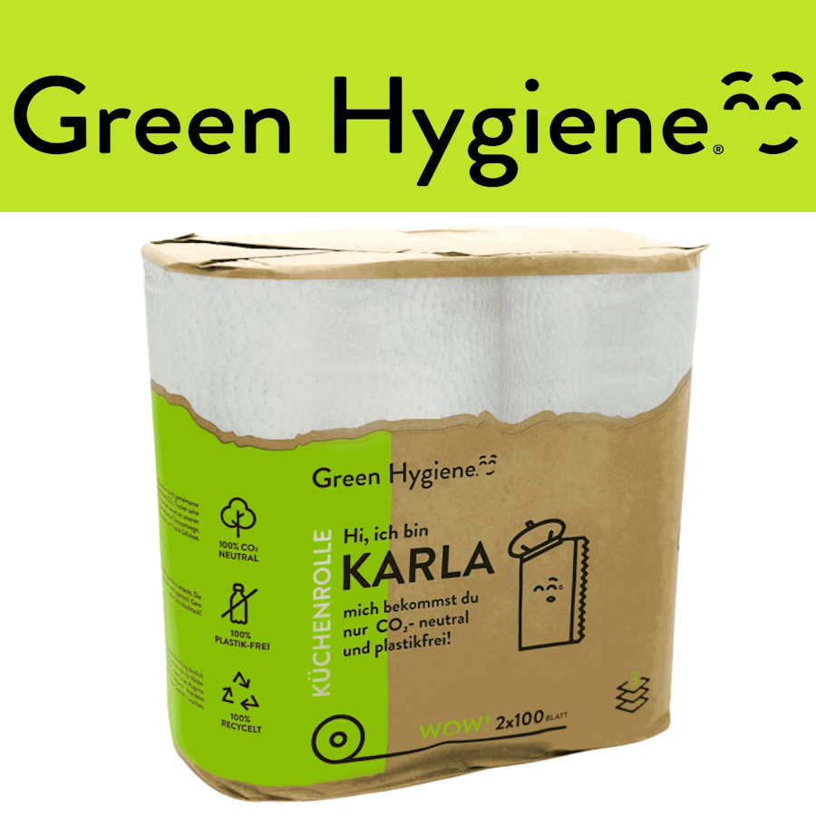 36 Küchenrollen 3-lagig weiss 100 Blatt je Rolle - 18x 2 Rollen