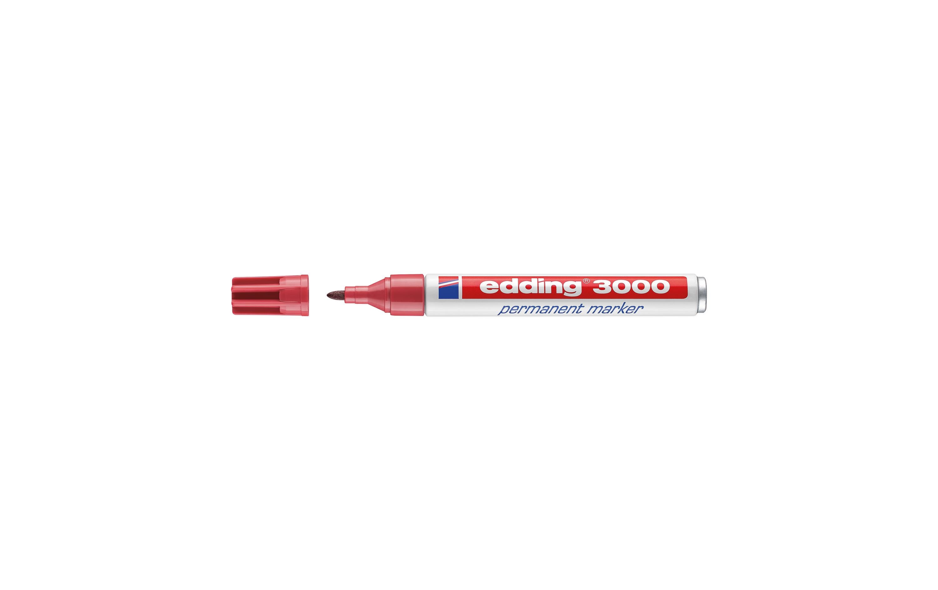 Permanent Marker 3000 1,5-3mm karmin EDDING 3000-19