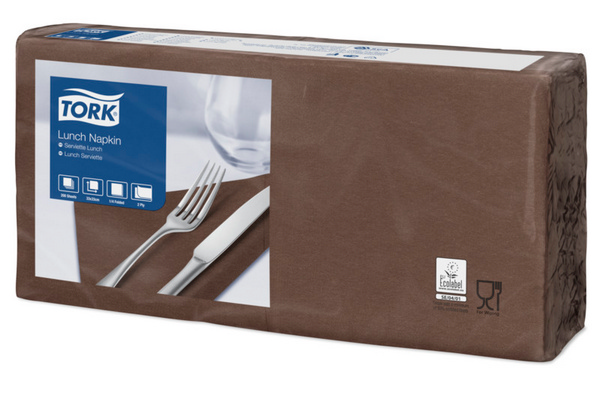 TORK-477208 Lunchservietten Braun -