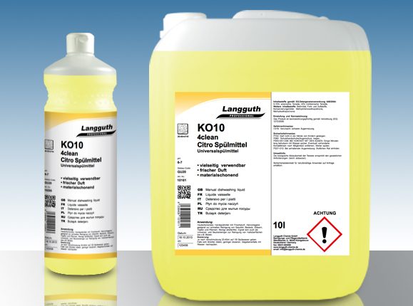 KO10 4CLEAN CITRO SPÜLMITTEL Universalspülmittel